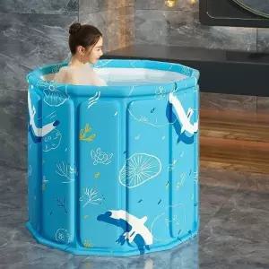 접이식 욕조 보관튜브 1인용 반신욕 용품 스파룸 욕실용품