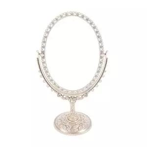 스탠드 탁상 거울 메이크업 화장 엔틱 거울 실버 중 거울 탁상거울 손거울