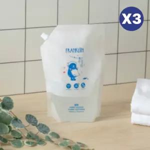 프랭클린 유아 유연제 섬유 린스 무향 리필 1L 3개 BNA