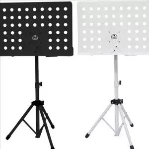 휴대용 악보 스탠드 조절형 접이식 보면대 연습용 거치대