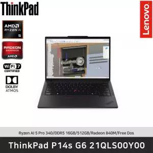 ThinkPad P14s G6 AMD 21QLS00Y00 AI 5 PRO 340/DDR5 16GB/512GB/Radeon 840M/FreeDos