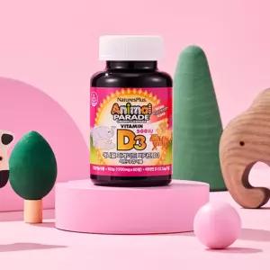 애니멀퍼레이드 어린이 츄어블 비타민 D3 영양제 60정 BNS