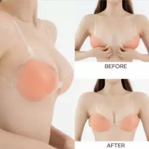 누드브라 앞후크 비키니 실리콘 오프숄더 수영복 누디