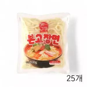 WL 본고장 본고장면 200g X 25개 일식요리 생면 우동면사리 쫄깃한 면사리 개별포장 우동면