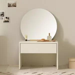 (수도권무료) 미니멀 600콘솔 화장대+거울 (좌식) BJ3271