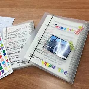 바인더 라인노트 반투명 B5바인더 B5 (KYR-WFFNP2Y)