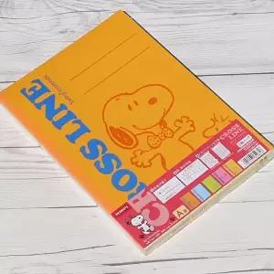 나카바야시 B5 5권/팩 스누피 크로스라인 58A-5P (KYR-W74BD7C)