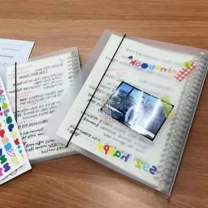 바인더 라인노트 반투명 B5바인더 B5 (KYR-WFFNP2Y)