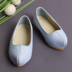 남아꽃신 유아 한복신발 돌복 전통한복소품 - 단색꽃신 남아 연블루