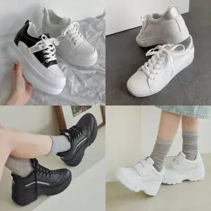 여자 여성 7cm 9cm 키높이 운동화 통굽 스니커즈 스탠딩화