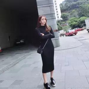 [오노마] ONM 가을원피스 2컬러 롱원피스 니트 핏 골지 여성 (S11325362)