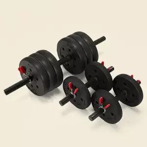 PVC 조립아령 23kg세트 바벨 덤벨 아령 무게조절 홈트레이닝