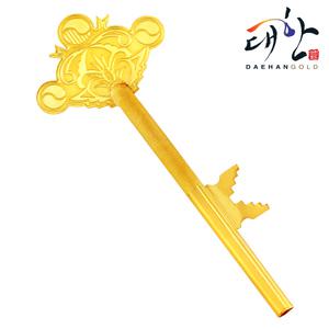 순금열쇠 11.25g 황금 행운 환갑 칠순 골프 부모님 퇴임 퇴직 진급 감사패 기념패 상패 선물