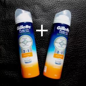질레트 퓨전 2in1 면도용폼-2개 / 올인원 쉐이빙폼 