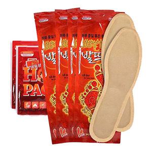 발열깔창 발뜨뜨 붙이는 발핫팩 운동화 구두 군용 캠핑 건설 현장 신발 보온 혹한시 발바닥 핫팩 겨울 발난로