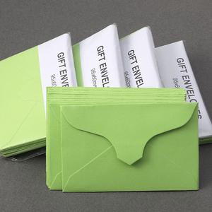 라임/95×60mm/100매 명함봉투 사진관 증명 사진 보증서 증명서 카드 미니 종이봉투