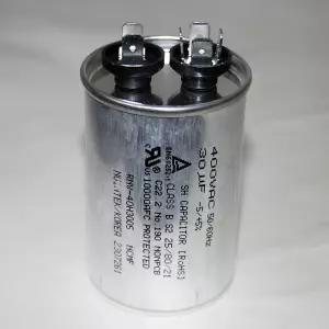 원형모터콘덴서/370V/400V 30uF/모터기동용/기기용콘덴서/에어컨/실외기/보일러/냉동기/런닝/대형선