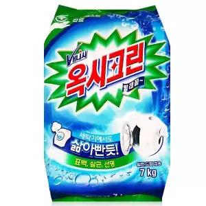 옥시크린 배니시 분말형 7kg ~ 산소크린 산소표백 유한젠 비트 살균표백제 스파크 베이킹소다