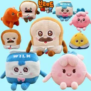 브레드이발소인형 윌크 브레드 소시지 치즈 마카롱 엉덩이탐정 인형 가방고리 애착 캐릭터