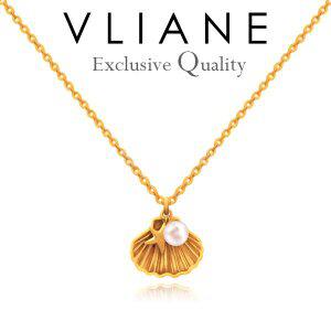 [브리앙]18K 조개 진주 목걸이