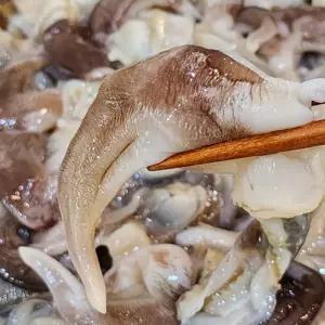 국내산 제철 생물 초코새조개 1.2kg (손질 실중량 200g) 검정새조개 내장제거 손질 발송당일작업