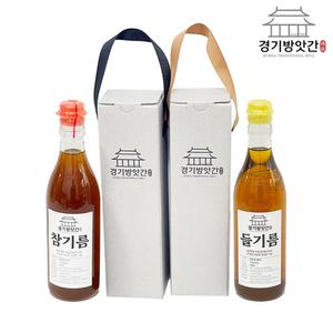 경기방앗간 통깨 진한 참기름 들기름 180ml/350ml(중국산)