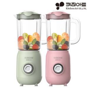 (키친아트) 코코 프레쉬 믹서기 티타늄 가정용 과일 주스 소형믹서기 SQBL-C220KJ(핑크)