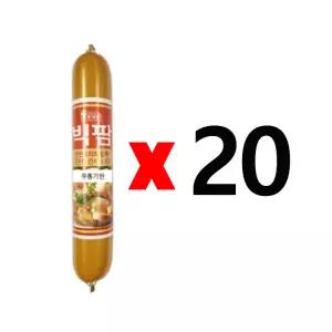 롯데 빅팜 90gX20개 군대 어린이 어른 간식 소시지 맥주안주 음식 재료 주전부리