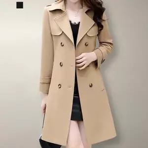 [퀸이즈][퀸이즈] [77까지]오누 투웨이 칼라 데일리 트렌치코트