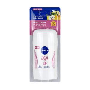 니베아 데오드란트 스틱 엑스트라 브라이트 50ml 플로럴향 겨드랑이 땀 냄새 여름 필수템