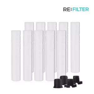 리필터 바디럽 퓨어썸 샤워기용 호환 필터 벌크형 10개입