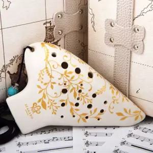 [텐바이텐]오카리나연주 도자기 오카리나 배우기 트리플 화이트