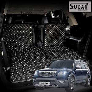 더뉴 모하비 슈카마켓 퀄팅 트렁크매트 7인승 일체형 차박 용품 기아