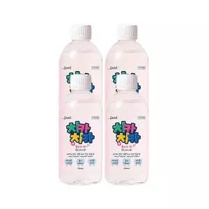 삼일제약 치카치카 플러스액 풍선껌맛 350ml 4개 / 충치예방 가글 무알콜 불소 자일리톨 함유