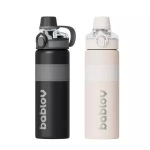 바블로브 보온보냉 대용량 빨대 스316고급스텐텀블러 650ml