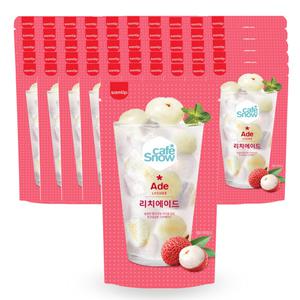 삼립 카페스노우 리치 에이드 230ml x50개 / 편의점 파우치 음료