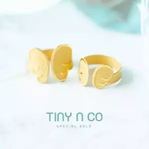 갤러리아 [타이니앤코] 순금 24K 천사 동글 날개 아기 돌반지 1g