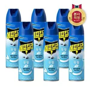 에프킬라 에어로졸 모기약살충제 500ml 무향 x 6개