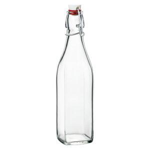보르미올리 유리밀폐병 사각스윙 1000ml 유리보틀 와인병 참기름 보관용기