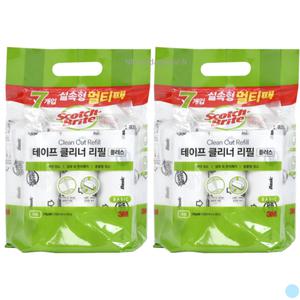 3M 실속형 테이프클리너 대형 추천 리필용 7롤 X 2P