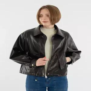 [리오벨]스텐카라 FAUX 집업 가죽점퍼