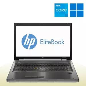HP 저렴한 업무용 가성비 싼 사무용 리퍼 노트북 17인치 엘리트북 8770W i7