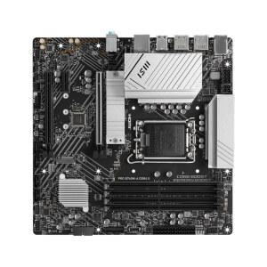 MSI PRO B760M-A DDR4 II 마더보드 지지대 i9-14900KF i7-13790K i5-13600 CPU DDR4 5333MHz 128GB LGA 1700 HDMI NVME M.2 PCle 4.0