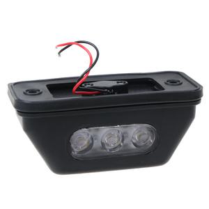 국산 SH 메가트럭 LED 넘버등 (배선타입) 24V 3구 LED번호판등 파워텍 540