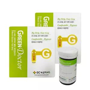 녹십자 그린닥터 시험지 당뇨 측정지 2박스 100개