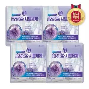 테크 섬유유연제 필요없는 향기맥스 시트세제 12매 x 4개