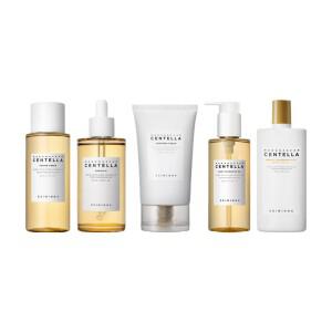 스킨천사 마다가스카르 센텔라 풀케어 5종 세트 - 토너 + 앰플 + 크림 + 클렌징 오일 + 선크림