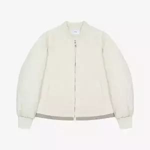 [롯데백화점]씨 물결 퀼팅 셔링 블루종 SKMAB2164