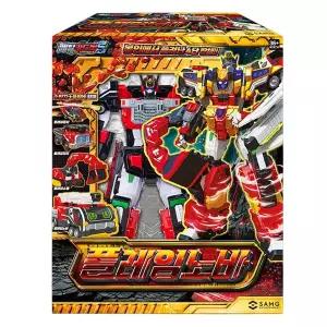 [보리보리/애들랜드]SAMG 메탈카드봇S 플레임노바 변신 로봇 장난감