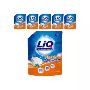 리큐 클린파워 액체세제 드럼용 2L, 6개